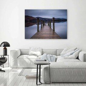 Gario Obraz na plátne Drevená plošina Rozmery: 60 x 40 cm