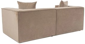 Dvoumístná pohovka Sora 220 cm cappucino