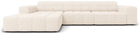 Krémová rohová pohovka (ľavý roh) Chicago – Cosmopolitan Design