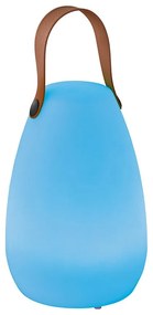 Bielo-hnedá LED stolová lampa (výška 20 cm) Ruby – Fischer &amp; Honsel