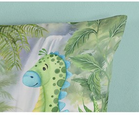 Zelené bavlnené detské obliečky na jednolôžko/predĺžené 140x220 cm Dani – Good Morning