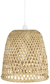 Závesná bambusová lampa BAMBOO BRAID CORD L:170 cm