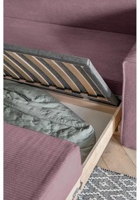 Ružová rozkladacia pohovka 168 cm Lucky Lucy - Miuform