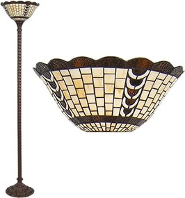 Stojaca lampa Tiffany Paule - Ø 38 * 186 cm E27 / max 1 * 60W