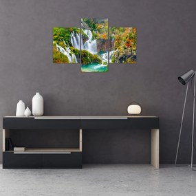 Obraz - Národný park Plitvické jazerá (90x60 cm)