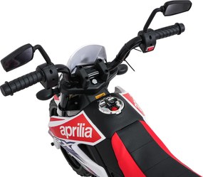 Ramiz Detský motocykel Aprilia RX biely