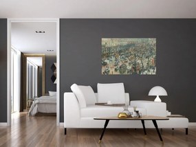 Obraz - Camille Pissarro, Boulevard des Italiens, Morning, Sunlight, reprodukcia (90x60 cm)