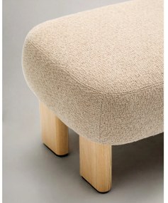 Béžová ženilková podnožka Nema – Kave Home