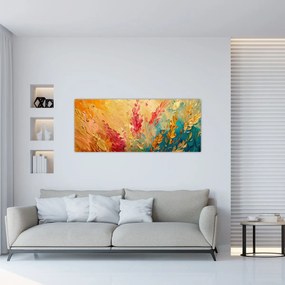 Obraz - Maľba poľa (120x50 cm)