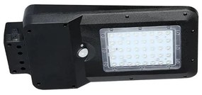 LED solárna pouličná lampa so senzorom LED/15W/7,4V 6000K IP65 5400 mAh