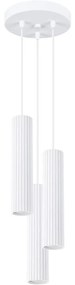 Sollux SL.1538 - Luster na lanku KARBON 3xGU10/10W/230V biela
