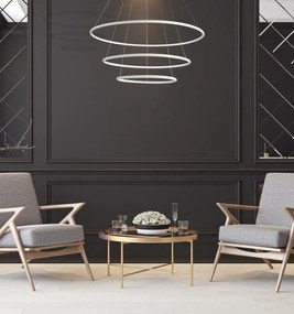 Závesné LED svietidlo Orion, 3x LED 99w, 3000k, w