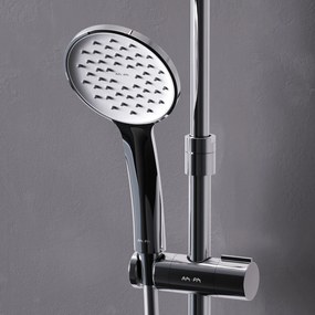 Sprchový systém AM.PM Hit F07TA400 s termostatickou sprchovou batériou, chróm