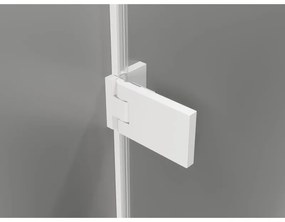 Mexen Lunar-F Duo, skladací sprchový kút 95 x 70 cm, 6mm číre sklo, biely profil, 836-095L-070P-20-00