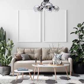 Prisadený luster LATIL 5xE27/60W/230V čierna