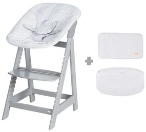 roba Detská vysoká stolička Born Up Zickzack 2 v 1 + Pultík k jedálenskej stoličke  (800008531)