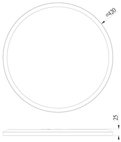 GLOBO SAPANA 41562-24W Stropné svietidlo