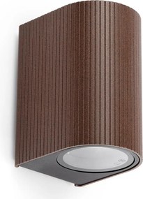 FARO 70324 - Vonkajšie nástenné svietidlo ESTELA 1xGU10/5W/230V IP65 hnedá