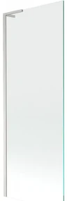 Mexen Next L, 1-krídlová vaňová zástena 70 x 150 cm, transparent, 6mm číre sklo, profil brúsená oceľ, 895-070-000-03-00-97
