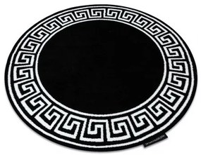Okrúhly koberec HAMPTON Grecos  Grécky , čierna