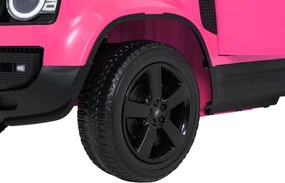Elektrické autíčko Land Rover Defender ružové