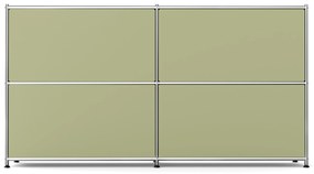 Kovový regál »CN3« s 2 výklopnými priehradkami, pistáciová