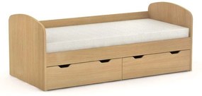 Detská posteľ REA Golem s 2 zásuvkami - buk