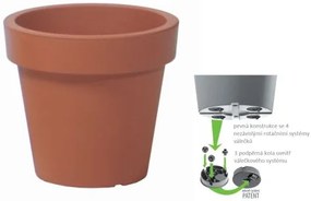 Prosperplast Kvetináč Lofly terakota, varianta 39 cm