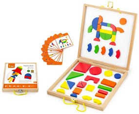 Magnetické puzzle v kufríku Viga 59687 42 ks