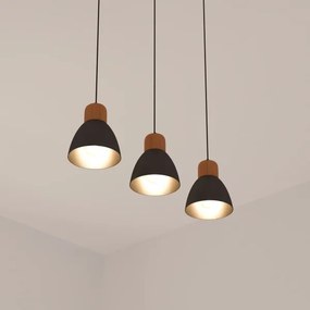 Atmosphera - Luster na lanku DESY 1xE27/40W/230V borovica