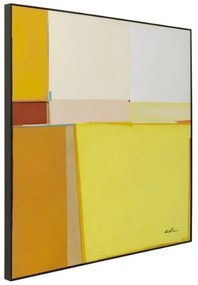 Abstract Shapes obraz žltý 113x113 cm