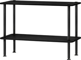 Čierny regál v dekore duba 80x54,5x35 cm Teidi – noo.ma