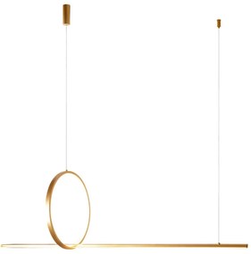 LED moderný luster Pelle-3 stmievateľné zlatá