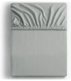 Svetlosivá napínacia plachta jersey 120x200 cm Amber – Restilo