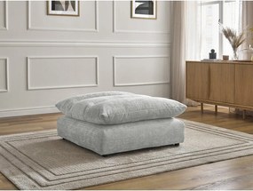 Svetlosivá ženilková podnožka Neil – Bobochic Paris