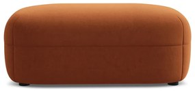 Oranžová zamatová podnožka Moana – Makamii