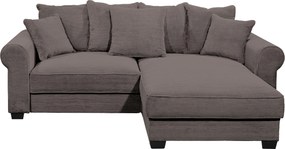 XXXLutz ROHOVÁ SEDAČKA, textil, hnedá MID.YOU - Sedačky - 002220047312