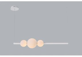 Azzardo AZ4426 - LED Stmievateľný luster na lanku SANDRA LED/48W/230V biela
