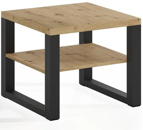 Konferenčný stolík Mona 600 + Polica Artisan/čierna