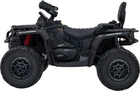 Ramiz Štvorkolka Can Am Outlander ATV na diaľkové ovládanie čierna