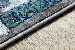 Koberec DE LUXE 2078 Ornament vintage - sivý