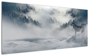 Obraz vlkov (120x50 cm)