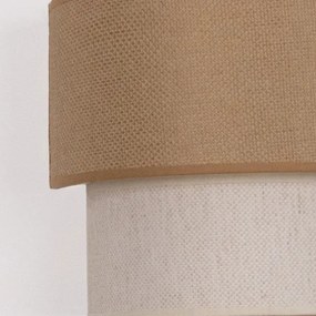 BRILAGI - LED nástenné svietidlo BOHO ECO 1xE27/10W/230V béžová/krémová