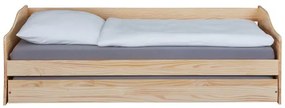 Inter Link Výsuvná detská posteľ Leonie (prírodná, 90 x 200 cm)  (100394248)