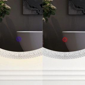 Rea Zrkadlo ⌀60 cm s regulovateľným LED osvetlením HOM-01501