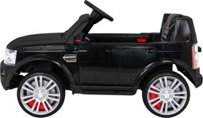 Ramiz Land Rover Discovery Elektrické auto pre deti Čierne SUV + diaľkové ovládanie