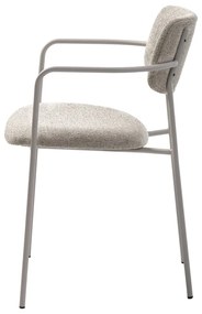 Krémovobiela jedálenská stolička Zama – Unique Furniture