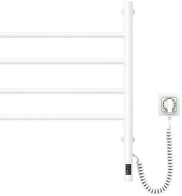 Elektrický otočný sušák na uteráky ARABESQUE 150W/230V 64,6 cm IP44 biely