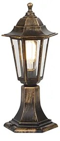 Vonkajšia lampa starožitné zlato 42 cm IP44 - New Haven