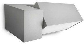 Philips - Vonkajšie nástenné svietidlo BORDER 1xE27/23W/230V IP44 šedá